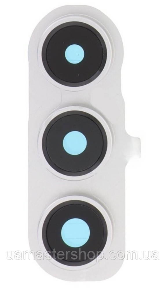 Скло камери Samsung S721 Galaxy S24 FE з рамкою сріблястого кольору Blue Gray Mint Yellow, фото 1