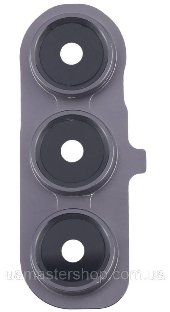 Скло камери Samsung S721 Galaxy S24 FE з рамкою чорного кольору Graphite, фото 1