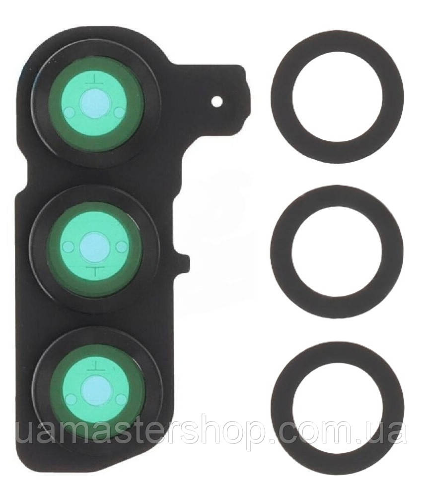 Скло камери Samsung S931 Galaxy S25 з рамкою чорного кольору Blue Black, фото 1