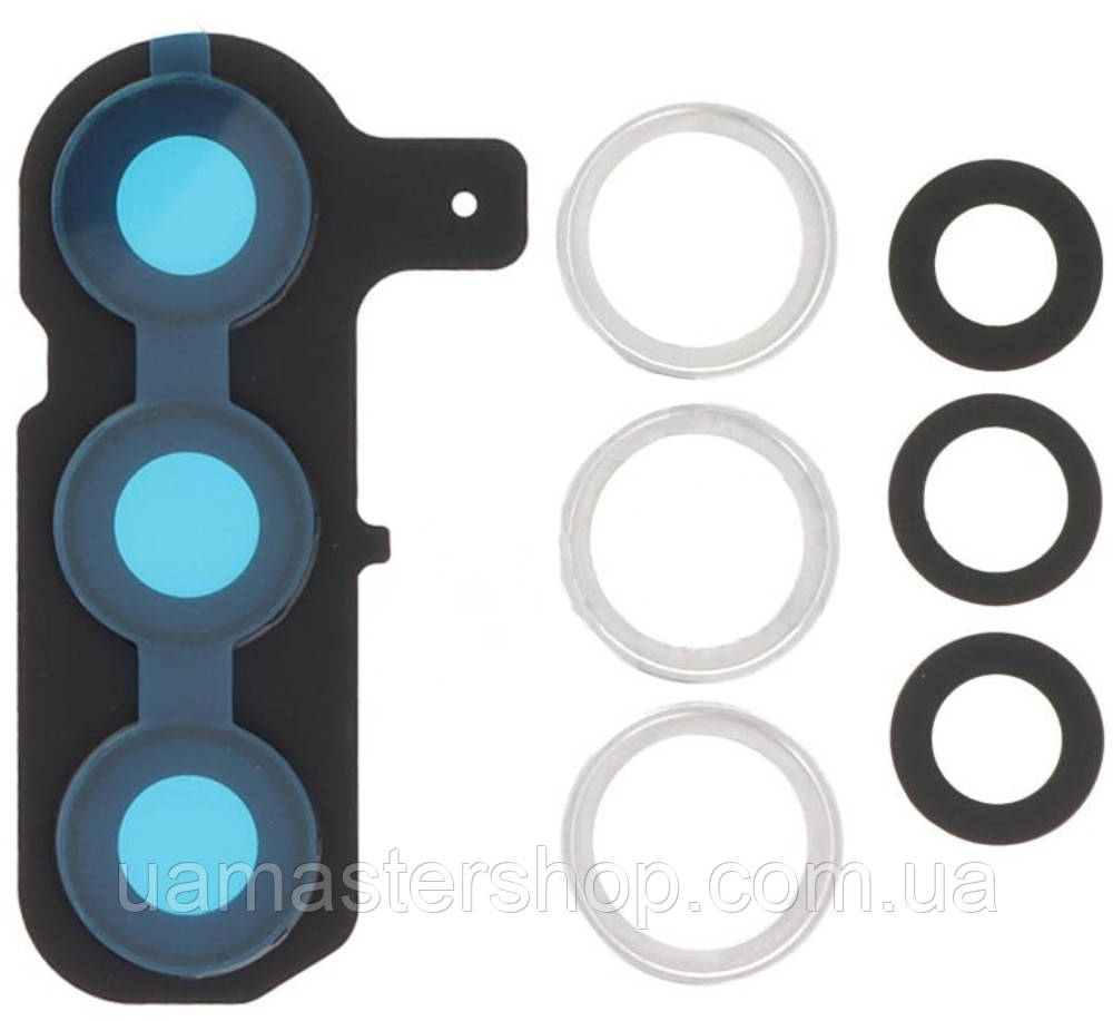 Скло камери Samsung S936 Galaxy S25+ з рамкою чорного кольору Blue Black, фото 1