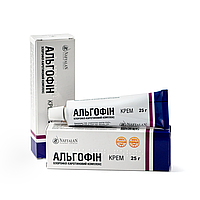 Альгофін крем для інфікованих відкритих ран 25 г Лісохімік