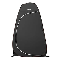 Намет душ-туалет для кемпінгу автомат 120×120×190 (см) тент для душу та туалету туристичний LU-015DB Чорний