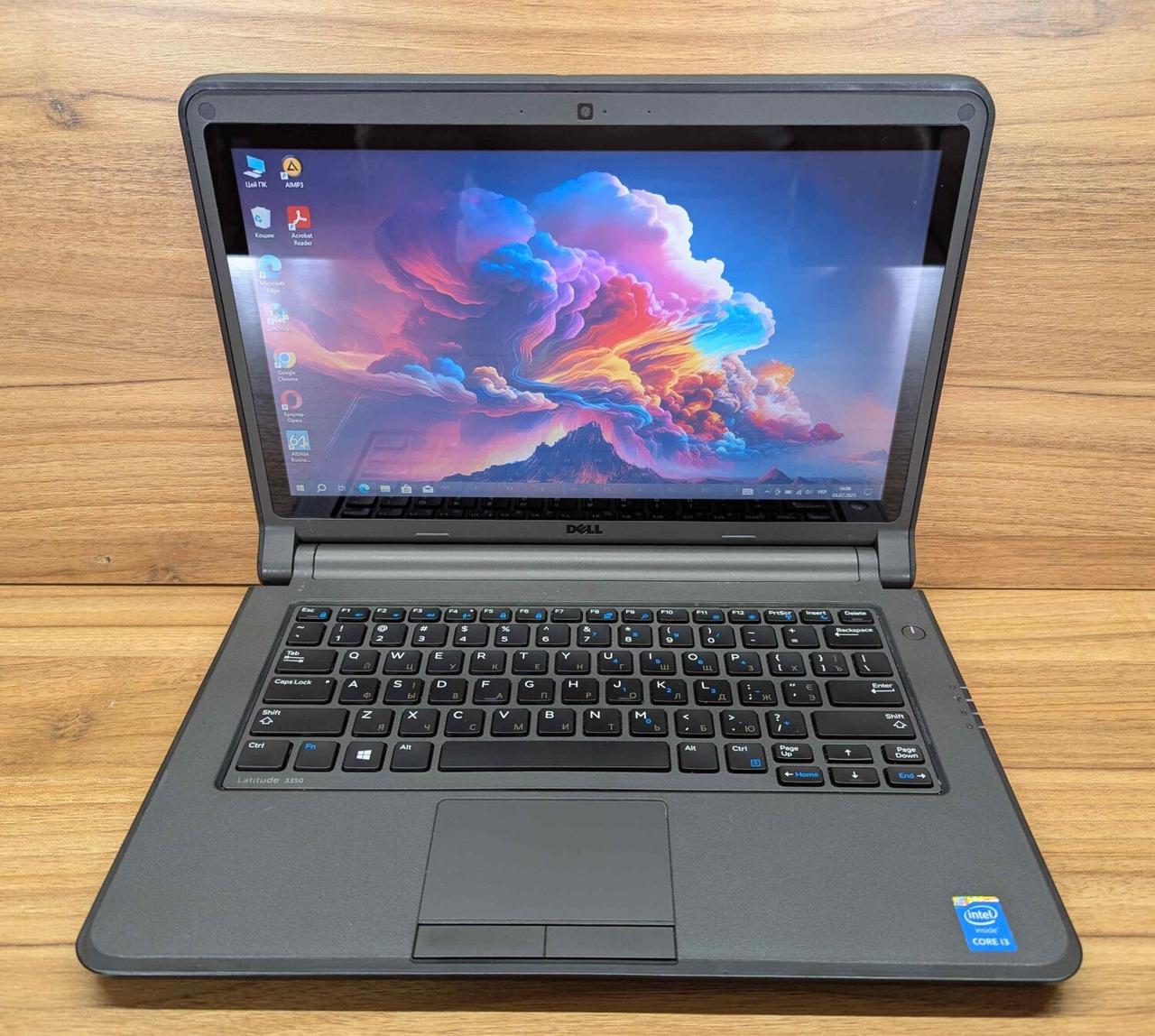 Б/в Ноутбук Dell Latitude 3350 13.3" 1366x768| Core i3-5005U| 8 GB RAM| 240 GB SSD| HD 5500