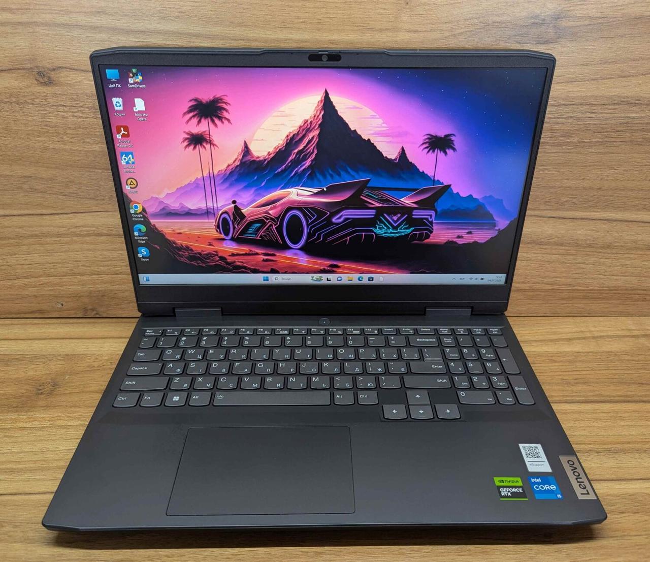 Б/в Ігровий ноутбук Б-клас Lenovo IdeaPad Gaming 3 15IAH7 15.6" 1920x1080| i5-12450H| 16GB RAM| 512GB SSD| RTX 3050 4GB
