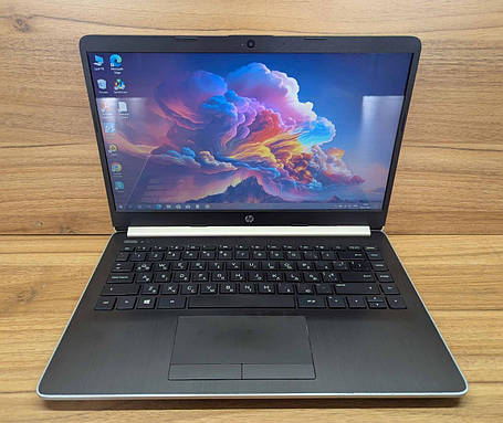 Б/в Ноутбук Б-клас HP 14-dk0002dx 14" 1366x768| AMD A9-9425| 8 GB RAM| 240 GB SSD| Radeon R5, фото 1
