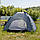 Намет кемпінговий 2 на 2 метри автоматичний для риболовлі походу туристичний LU-019G Сірий, фото 3