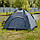 Намет кемпінговий 2 на 2 метри автоматичний для риболовлі походу туристичний LU-019G Сірий, фото 4