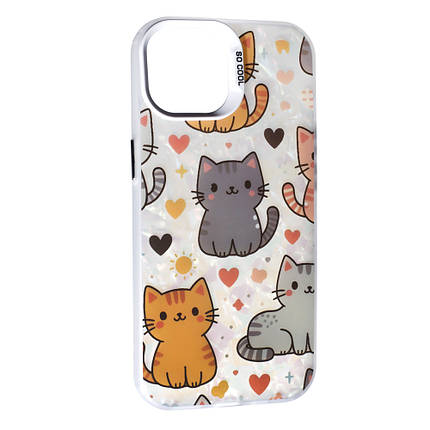 Чохол Soft Milky для Apple iPhone 14 Cats, фото 1