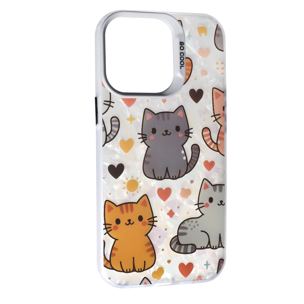 Чохол Soft Milky для Apple iPhone 14 Pro Max Cats