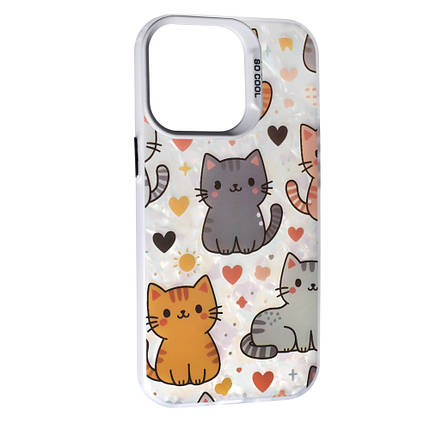 Чохол Soft Milky для Apple iPhone 14 Pro Max Cats, фото 1