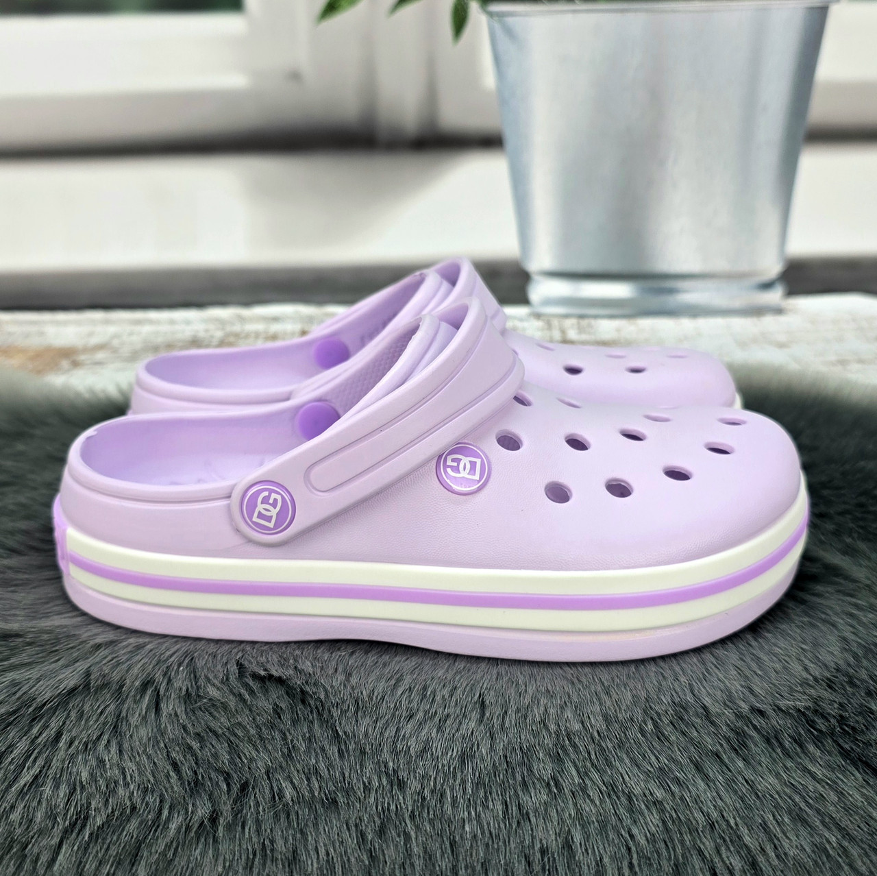 Крокси жіночі Dago лавандові піна 4399, фото 1