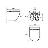 STREAM унітаз підвісний з сидінням Soft-close (змив Tornado 3), фото 2