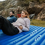 Килимок надувний двомісний Mobi Garden Taurus NX20663005 90 мм, коричневий, фото 3