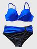 Купальник 2025 раздельный FUBA 25289 ярко-синий(В НАЛИЧИИ ТОЛЬКО 48 50 52 54 56 УКР р-ры), фото 6