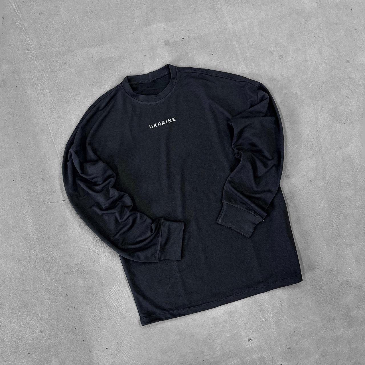 Легенький світшот з вишивкою Ukraine | Світшот чоловічий демісезонний ЛЮКС якості, фото 1
