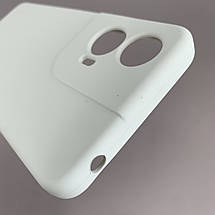 Чохол для Motorola Moto G04s силіконовий кейс чохол з мікрофіброю на телефон моторола мото г04с білий r4e, фото 5