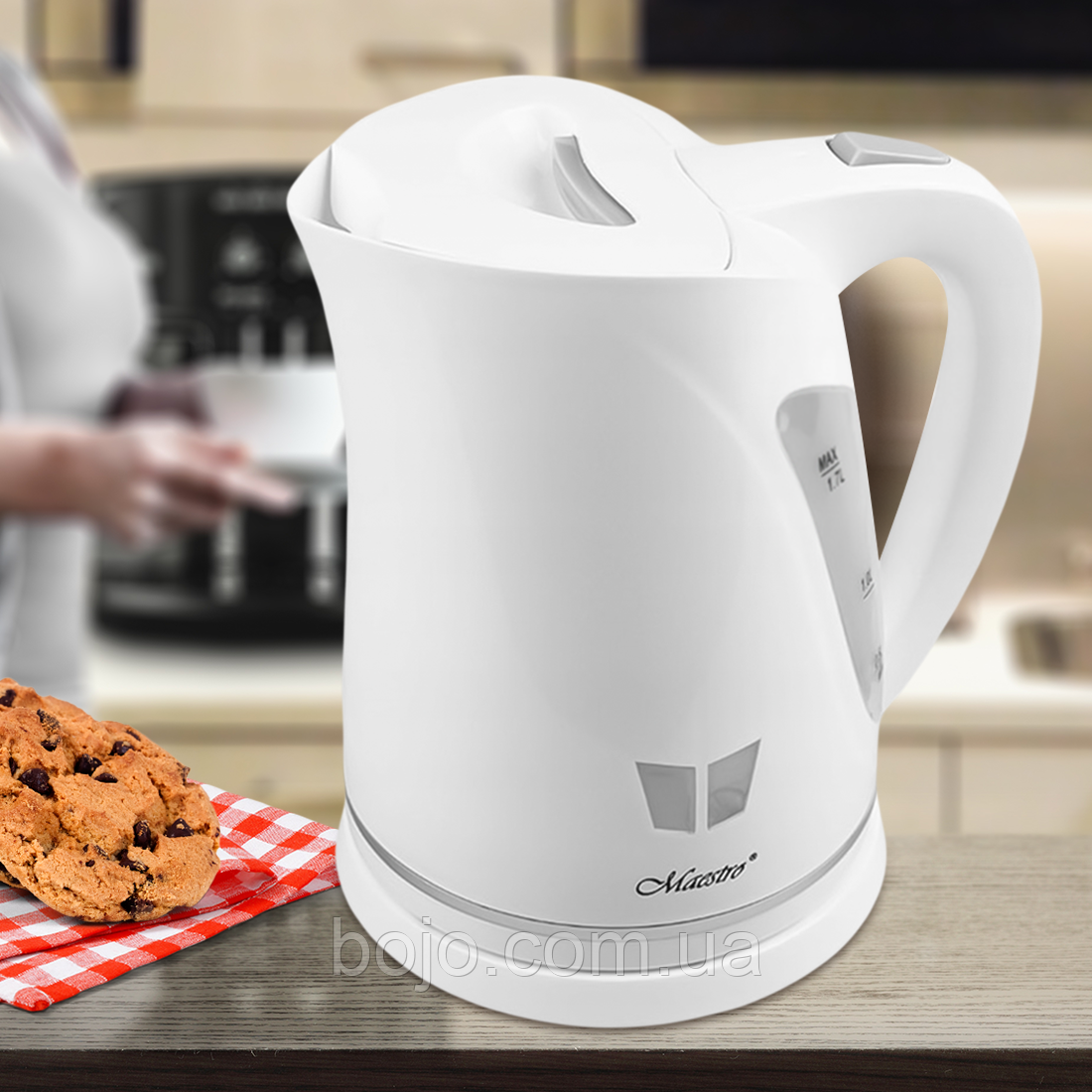 Електрочайник Maestro MR-038 1,7 л 2000 Вт, Білий (235)