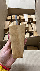 Ніжка деревʼяна скошена піраміда 120мм