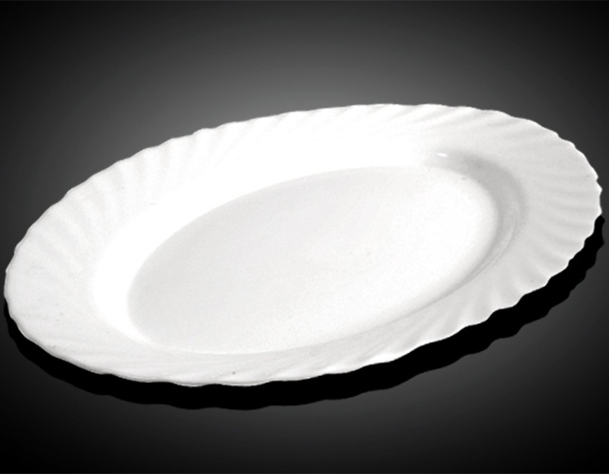 Блюдо овальне Luminarc Trianon 35 см E9667 склокераміка біле для сервірування