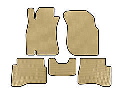 Килимки EVA (SD, Бежевий) для Nissan Almera N16 2000-2006 рр