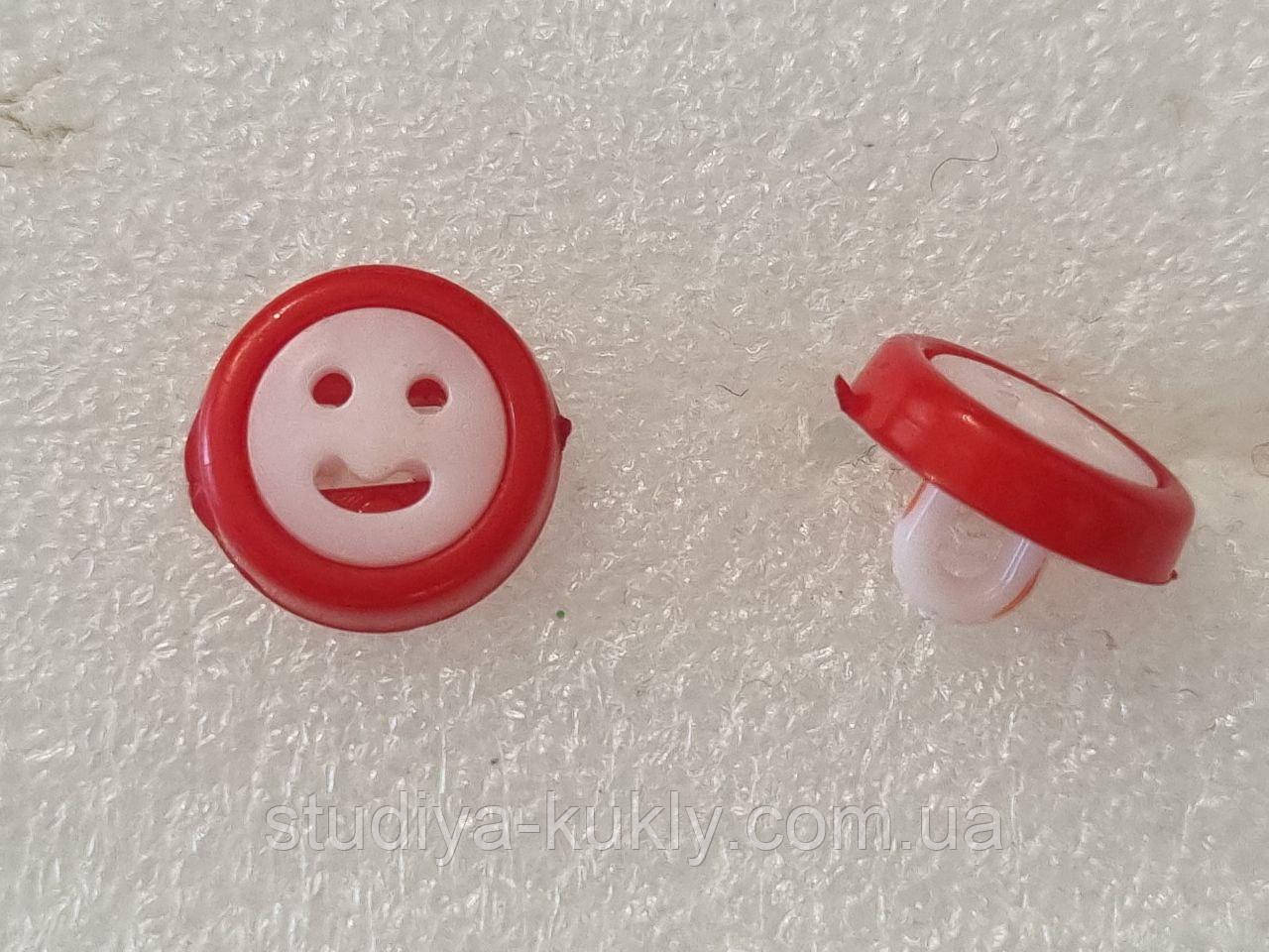 Декоративні гудзики "Посмішка". Розмір 12 мм., фото 1