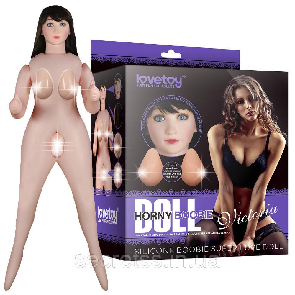 Секс-лялька, реалістична лялька Lovetoy Boobie Super Love Doll силіконові груди, фото 1