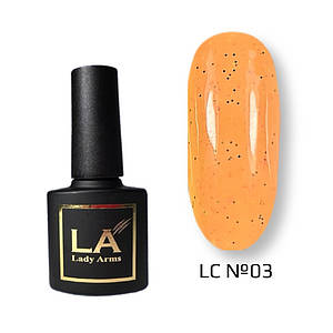 LC03 (8 грамм) персиковий померанчевий рожевий