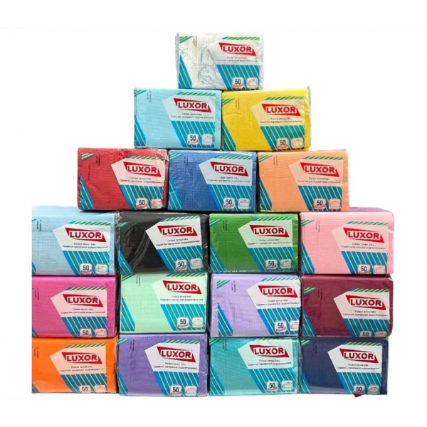 Нагрудники для пацієнта LUXOR 2P09 Білий 50шт (33*45см), фото 1