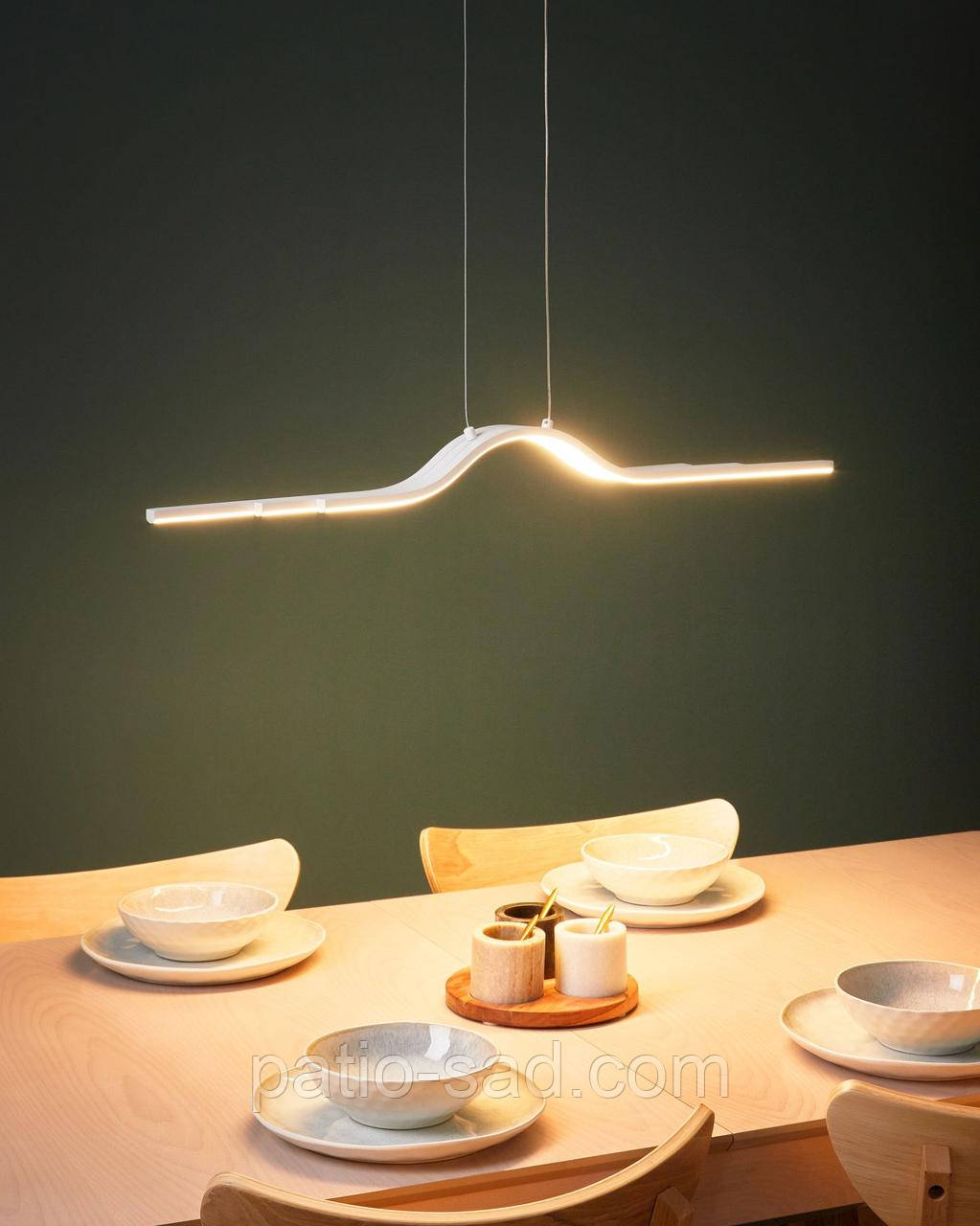 Білий світлодіодний підвісний світильник HONGU, фото 1