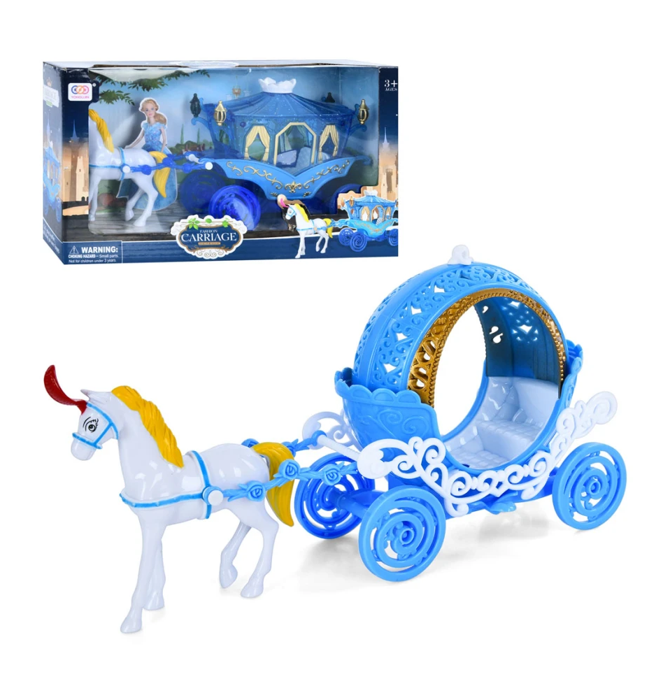 Ігровий набір "Карета з конем у стилі Попелюшки", фото 1