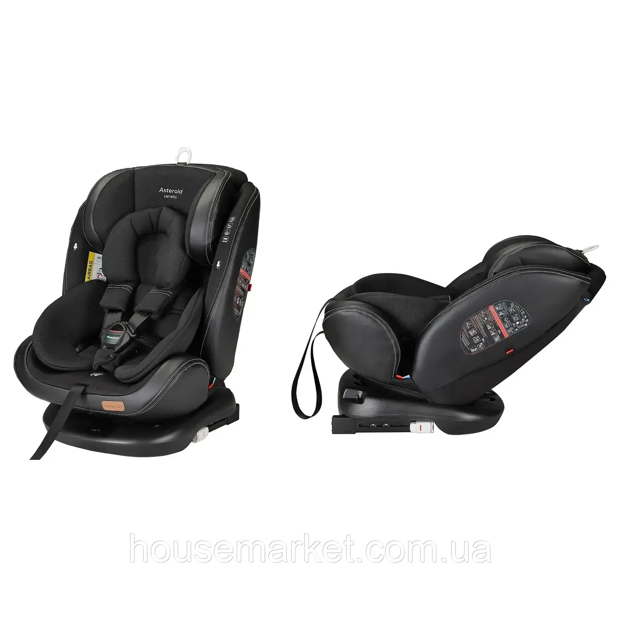 Автокресло детское CARRELLO Asteroid CRL-12801 Space Black черный 0+1+2+3 ISOFIX - фото 1 - id-p1363055309