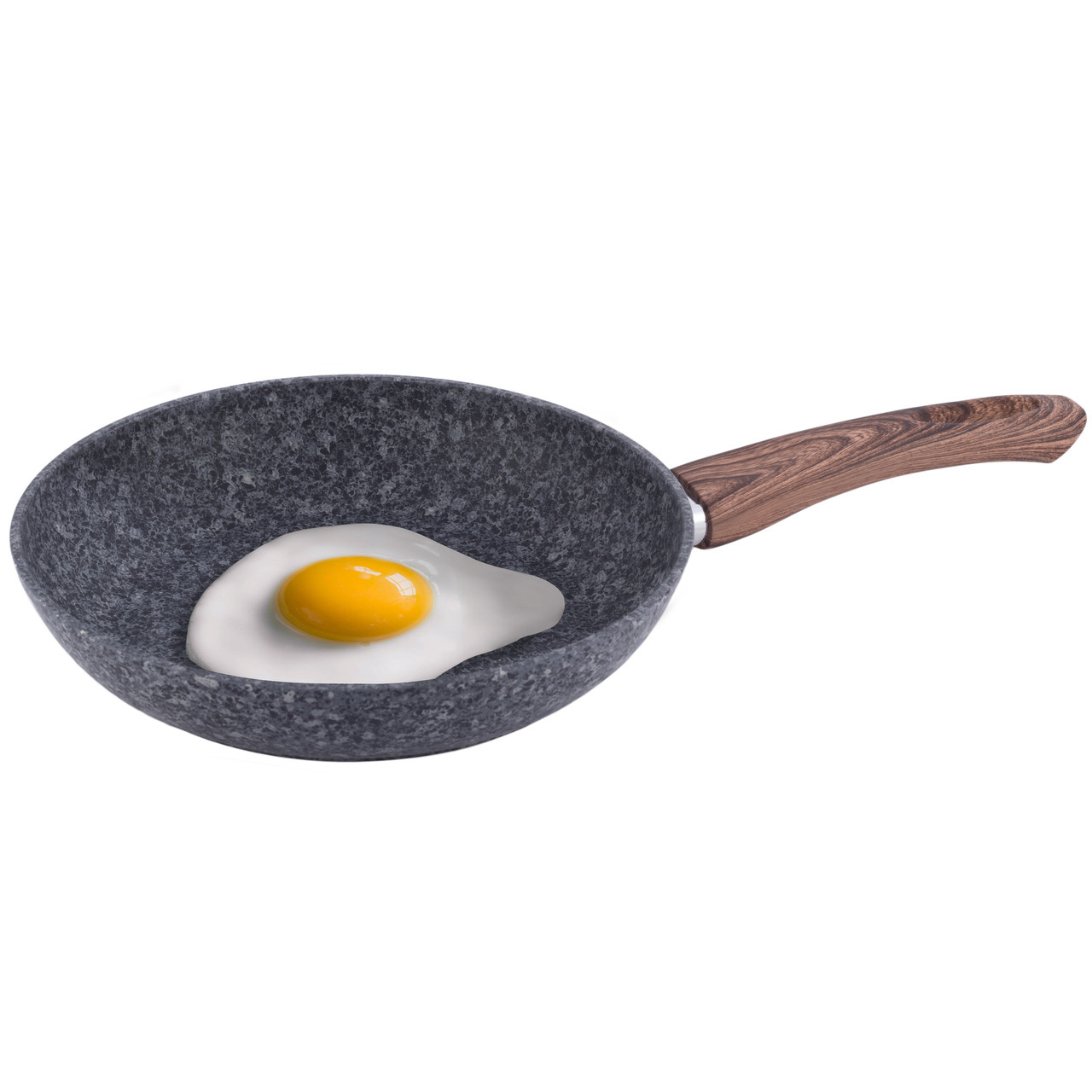 Сковорода 26 см з антипригарним покриттям (граніт) PTFE Kamille 4162