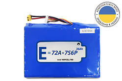 Акумуляторна збірка Li-Ion 7S6P Energy Life 35000 мАг VAPCELL 21700-F60 13AWG XT60-Female - 1 шт.