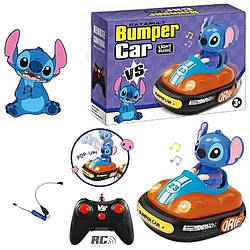 Стич у машині на радіокеруванні, з пультом (акумулятор 3.7В підсвічування, музика)