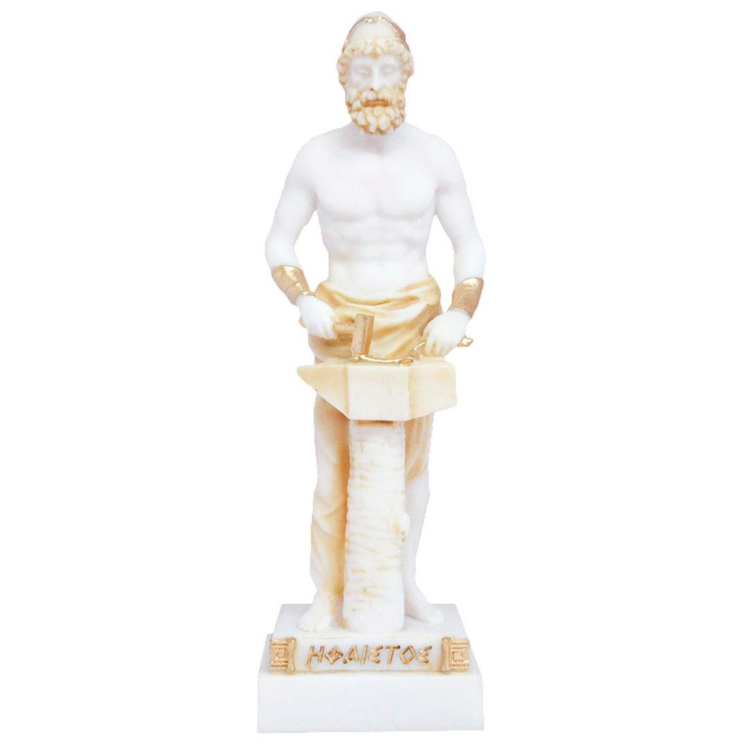Фігура з алебастру Maska Гефест, h-23 см(395-0806P), фото 1