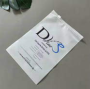 Зіп пакет слайдер 35x45 см матовий із замком Пакети слайдери з вашим логотипом, фото 3