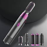 Мультистайлер фен 5 в 1 Hot Air Styler для сушіння, завивання та укладання волосся, 1000 Вт, з дротом, фото 3