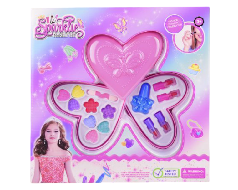 Косметика дитяча "Серце" на 2 яруси (828BS), фото 1