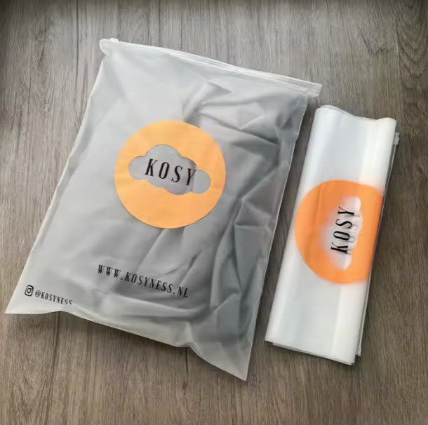 Пакет зі слайдером 40x60 см (матовий) із замком Великі пакети із замком бігунком Брендування продукції, фото 1