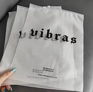 Пакет зі слайдером 40x60 см (матовий) із замком Великі пакети із замком бігунком Брендування продукції, фото 4