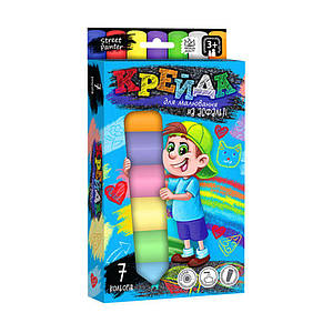 Крейда для малювання на асфальті, БОЛшт. Danko Toys