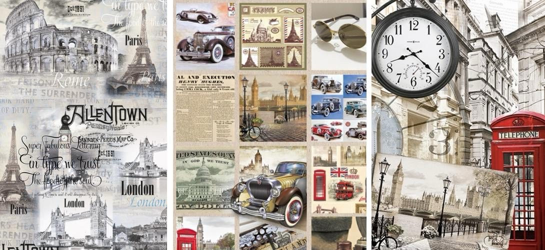 Подарунковий пакет ВЕЛИКИЙ ВЕРТИКАЛЬНИЙ 25*37*8 см Лондон, фото 1