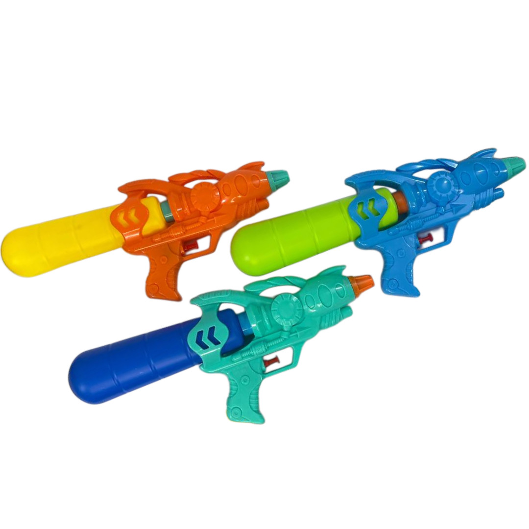 618-6 Водний пістолет, 3 різновиди, 38 см, у пакеті, фото 1