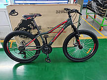 Велосипед горный Forest 26" Viper FRD, стальная рама 14", дисковые тормоза.ЧЕРНО-КРАСНЫЙ