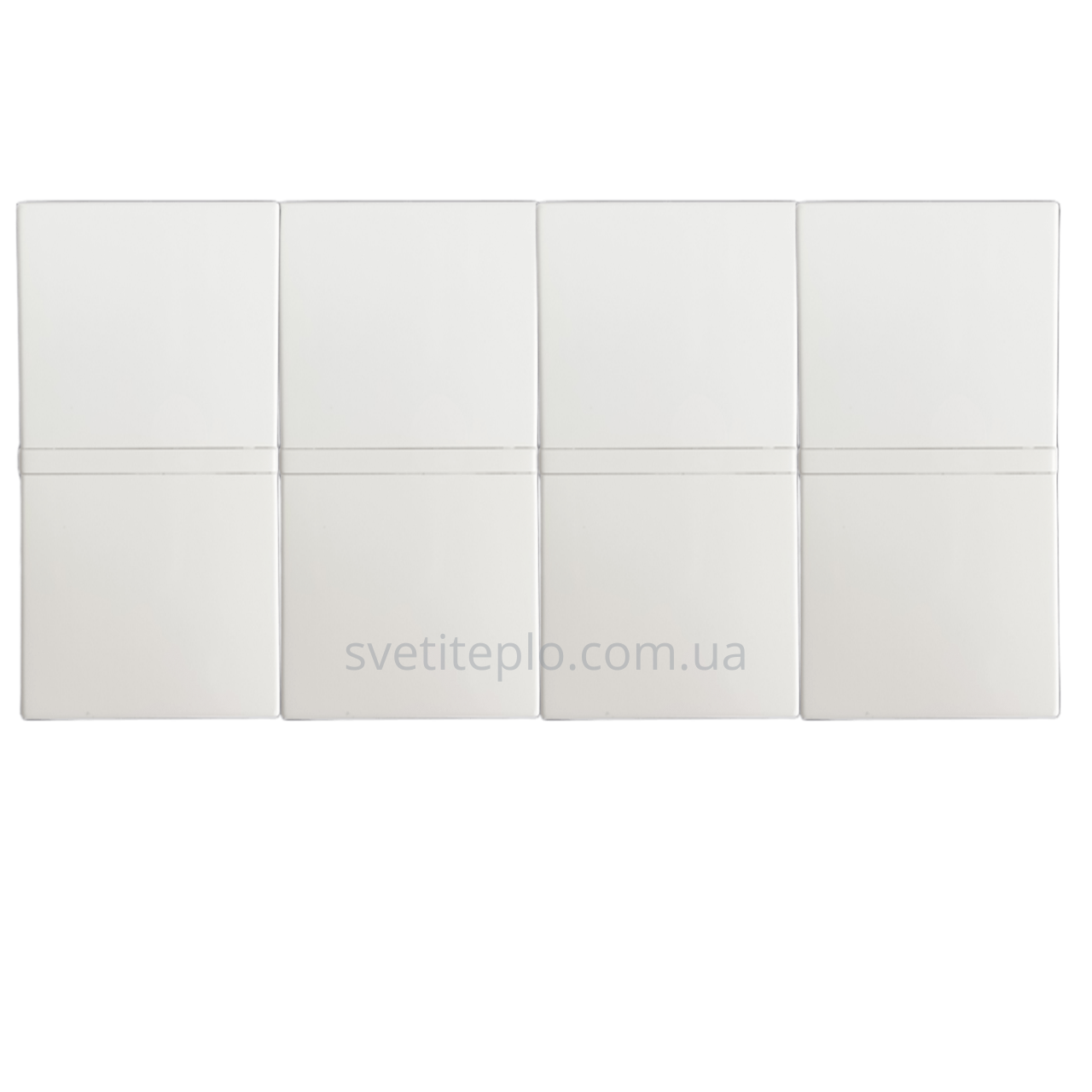 Вимикач 4 кл N2101ВВ Total White Zenit ABВ