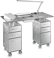 Panda Glass 193 Stolik Do Manicure Podwójny