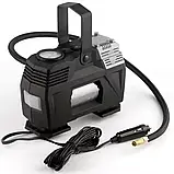 Автомобільний компресор 12 В манометр 7 бар Champion CP-1013 повітряний компресор для накачування шин авто, фото 4