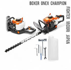 Бензиновий кущоріз-ножиці для живоплоту 2 в 1 1 к.с. 8000 об/хв Midori Japan MJ-186 садові кущорізи