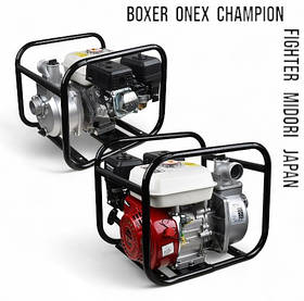 Мотопомпа для води 7 к.с 3" 1000 л/хв 28 м Boxer BX-7015 бензинова помпа бензонасос для перекачування води