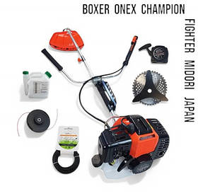 Бензиновий триммер-мотокоса 5.2 к.с 43 см Midori Japan MJ-191 бензокоса для трави садовий триммер для косіння